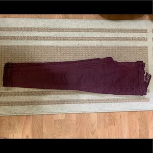Maroon stretchy skinny jeans - American Eagle